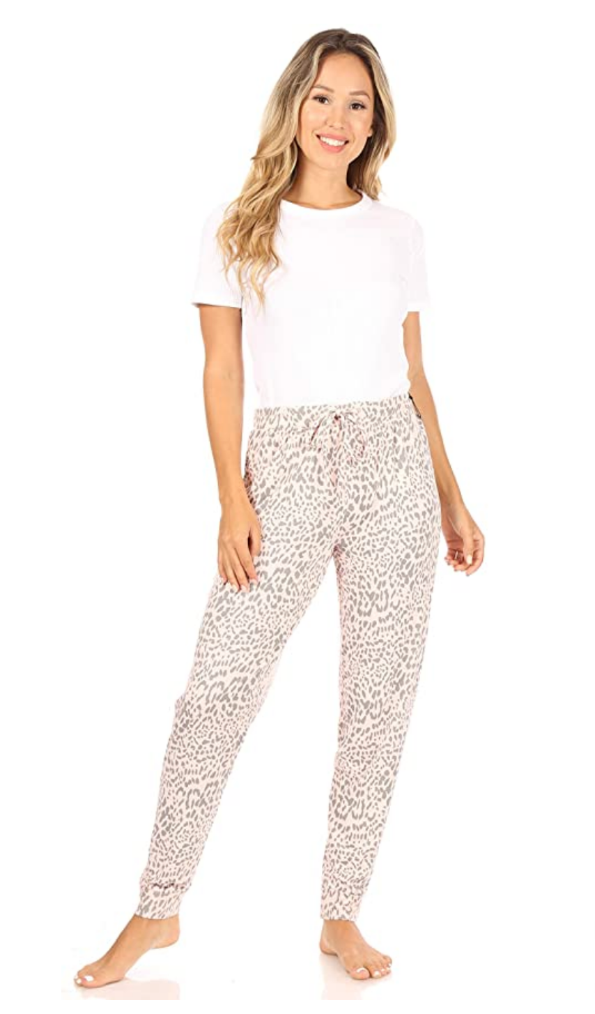 Tahari Women's Drawstring Jogger Pajama Pant