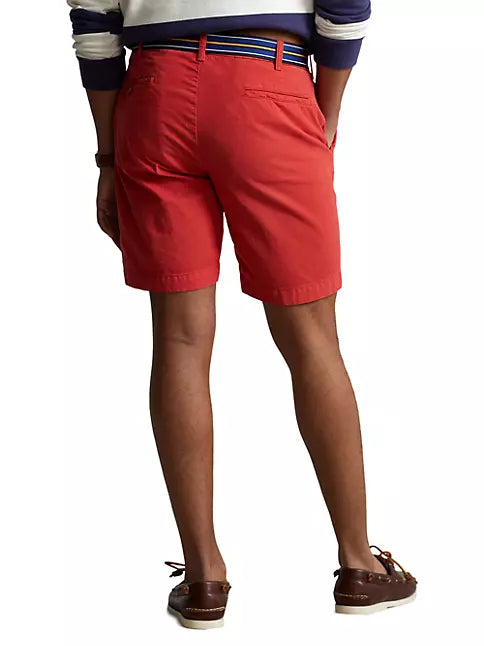 Polo Ralph Lauren Men's Stretch Classic-Fit Shorts  Color Starboard Red Size 35