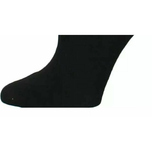 INC International Concepts Women's Contrast Trim Knit Ribbed Ankle Socks  Color Black One Size