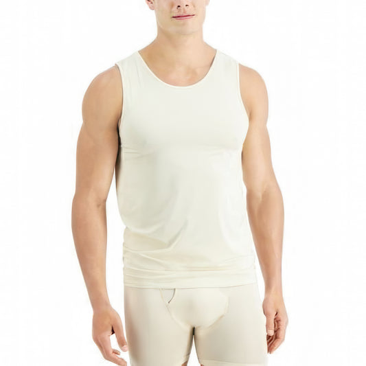 ALFANI Men's Air Mesh Undershirt  Color Fair Size S