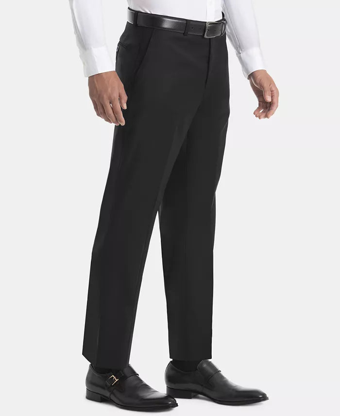 Lauren Ralph Lauren Men's UltraFlex Classic-Fit Wool Pants  Color Black W30xL32