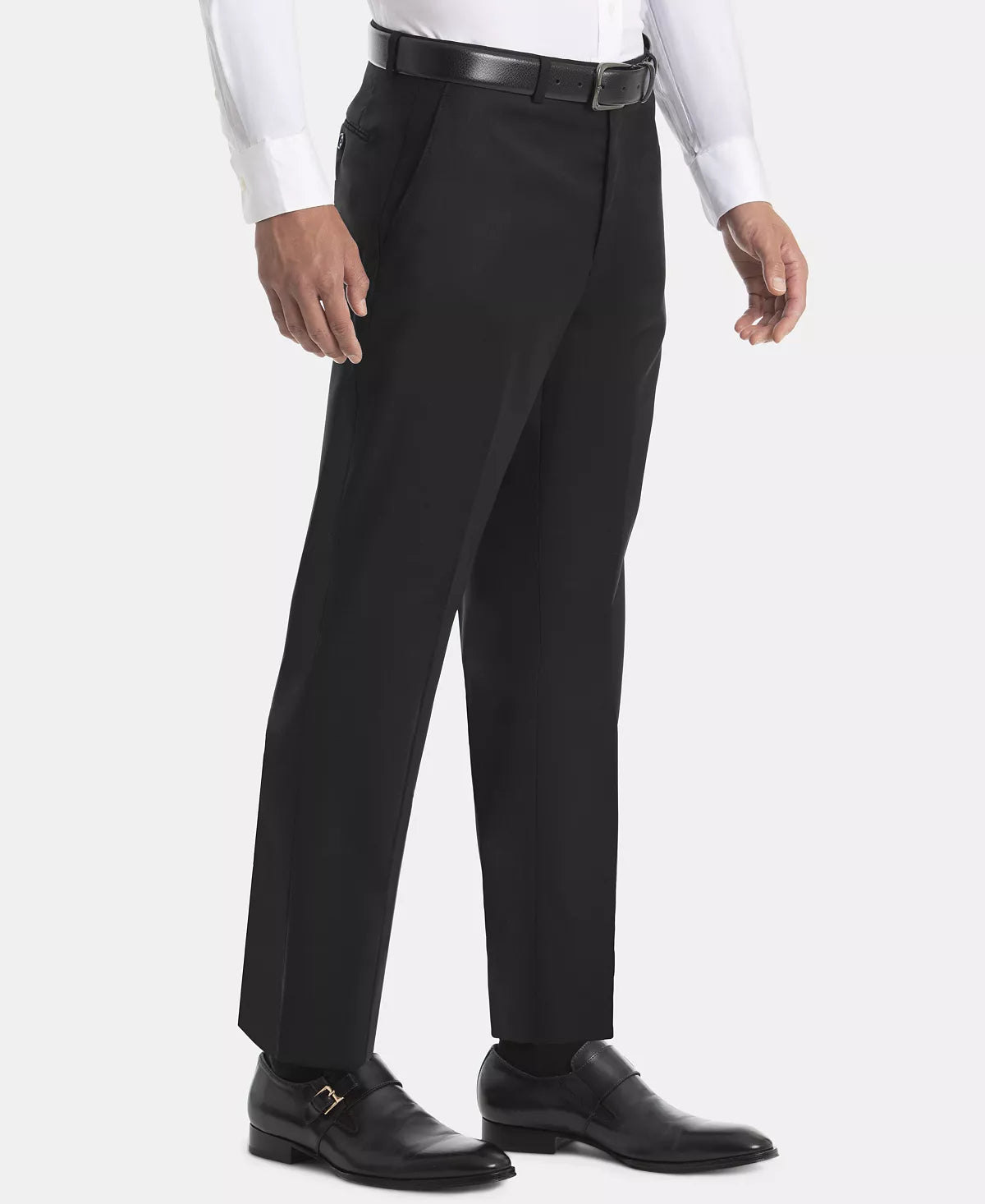 Lauren Ralph Lauren Men's UltraFlex Classic-Fit Wool Pants  Color Black W34xL30