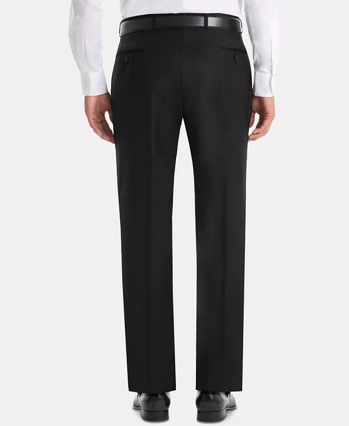 Lauren Ralph Lauren Men's UltraFlex Classic-Fit Wool Pants  Color Black W30xL32