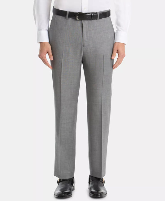 Lauren Ralph Lauren Men's UltraFlex Classic-Fit Wool Pants  Color Light Gray Sharkskin W38xL32