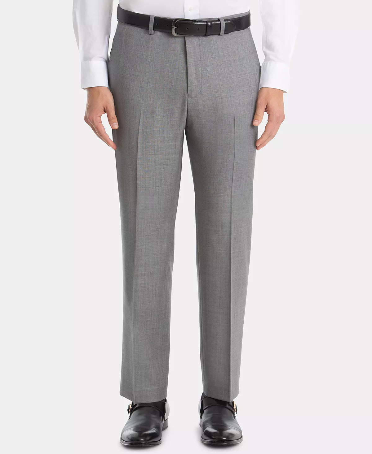 Lauren Ralph Lauren Men's UltraFlex Classic-Fit Wool Pants  Color Light Gray Sharkskin W38xL32