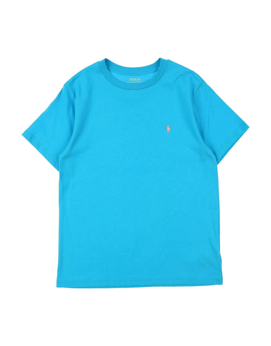 Polo Ralph Lauren Big Boys Jersey Crewneck T-shirt  Color Vacation Blue Size L (14-16)