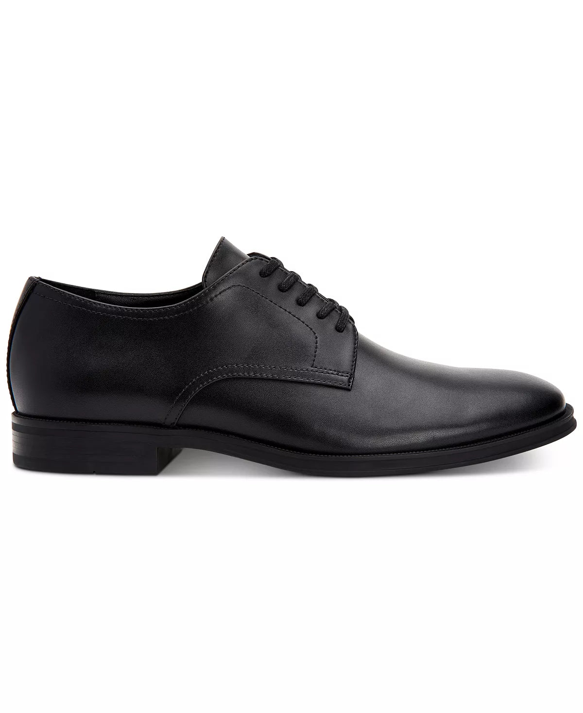 Calvin Klein Men's Wilbur Crust Leather Oxford Shoes  Color Black Size 7M