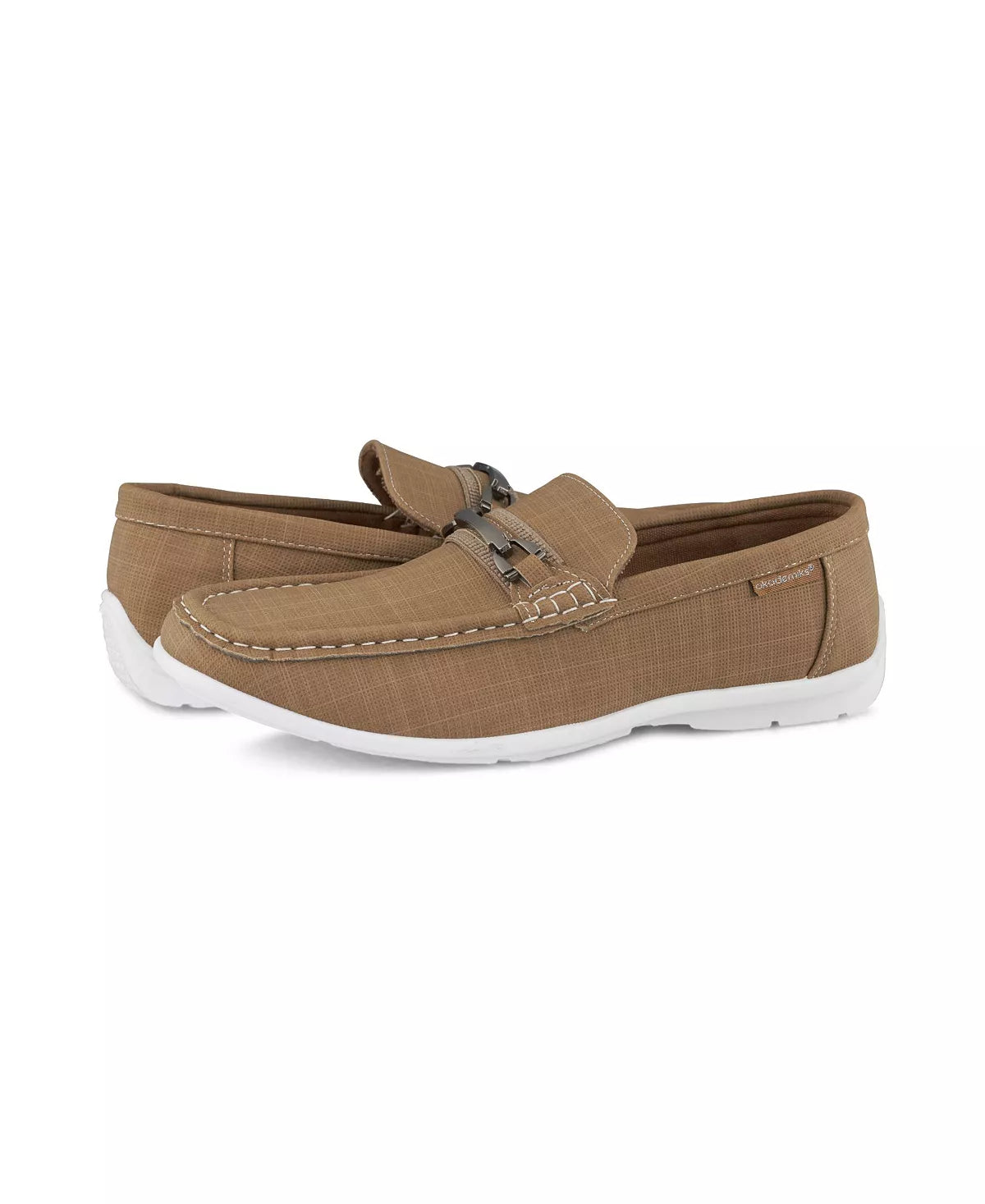 AKADEMIKS Men's Moccasin Loafers  Color Tan Size 10M