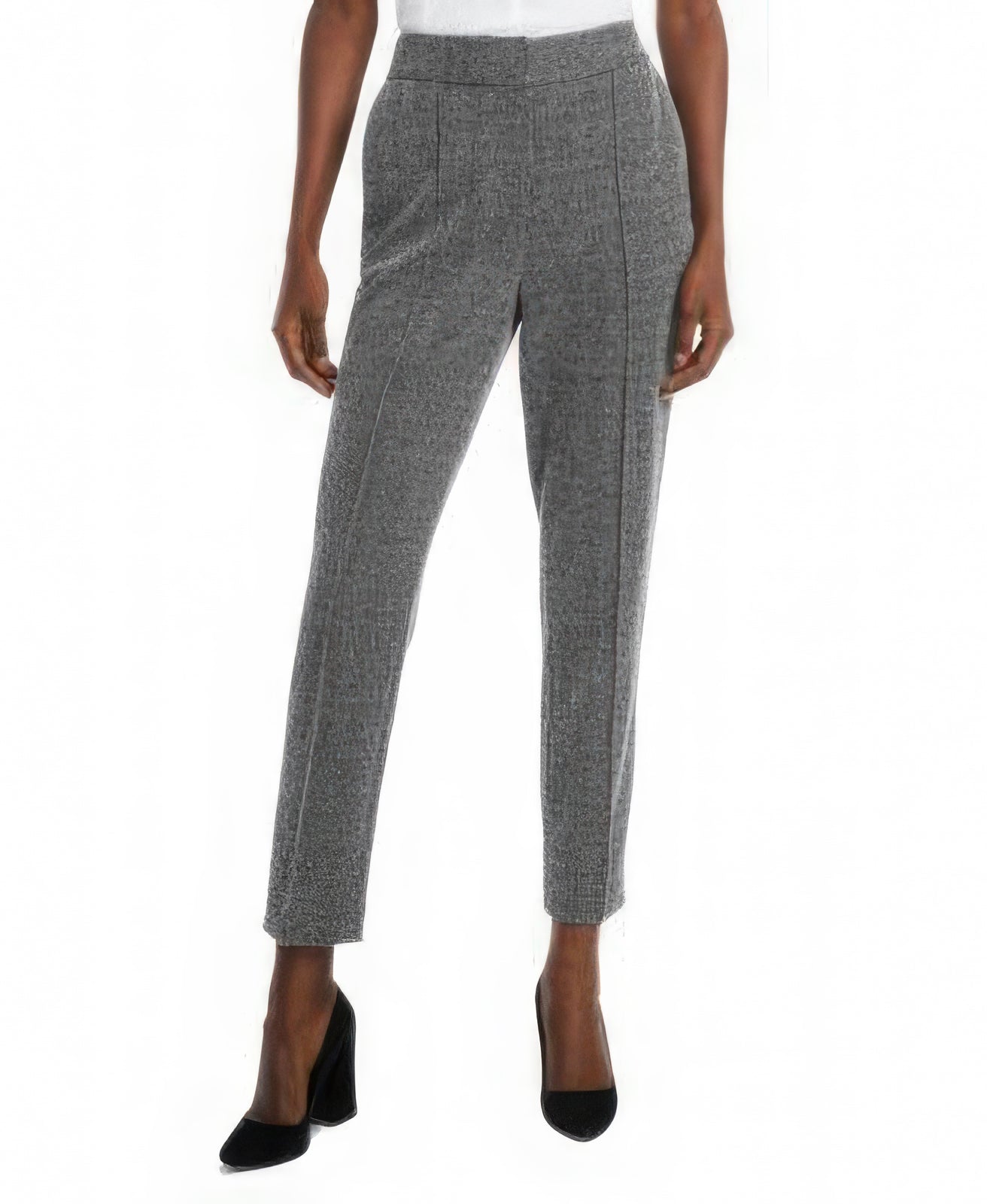 Vince Camuto Women's Textured Dress Pants  Color Charcoal Size 12