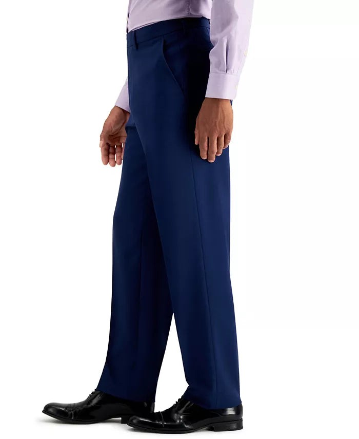 Nautica Men's Modern-Fit Bi-Stretch 2-Pc Suit  Color Blue Solid Size 50R 45 Waist