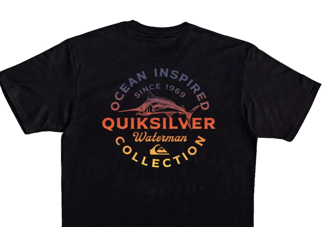 Quiksilver Men's Ocean Eyes T-shirt  Color Black Size S