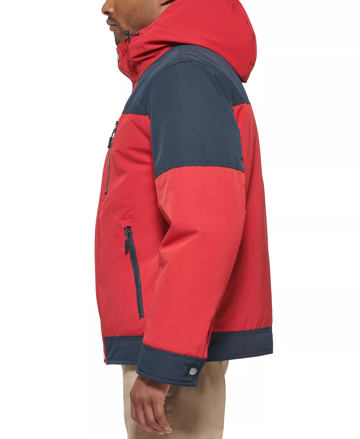 Club Room Men's 3-in-1 Hooded Jacket  Color Red Size L