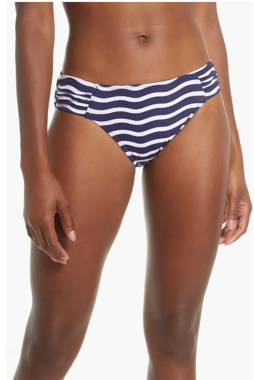 Tommy Bahama Women’s Sea Swell Reversible Hipster Bottom Swimwear  Color Mare Navy Size S