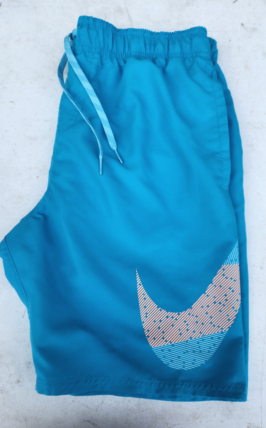 Nike Men's Swim Volley Shorts  Color Teal Size M
