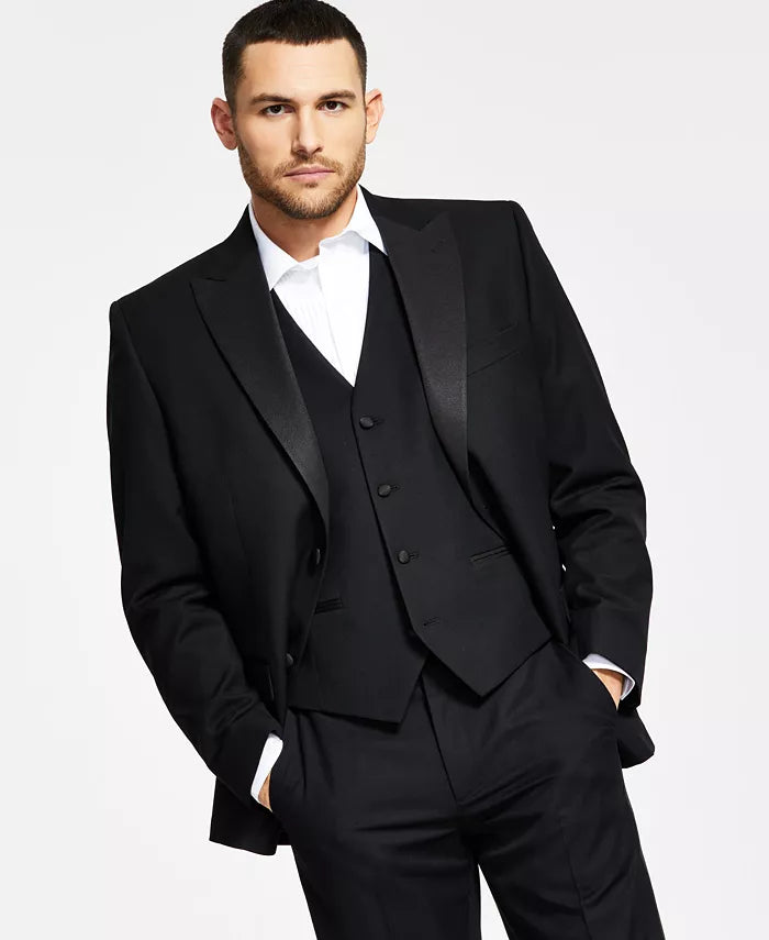 Alfani Men's Classic-Fit Stretch Tuxedo Jacket  Color Black Size 42R