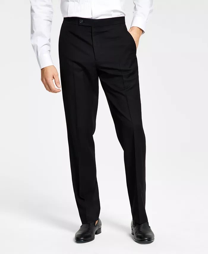 Alfani Men's Classic-Fit Stretch Tuxedo Pants  Color Black W38xL30