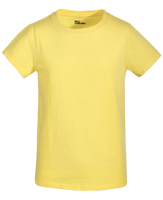 Epic Threads Little Girls Basic T-Shirt  Color Spring Daffodil Size 5