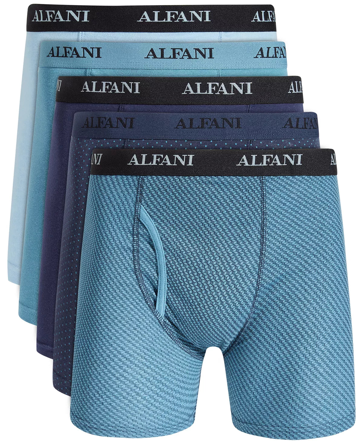 Alfani Air Mesh Quick-dry Moisture-wicking Boxer Briefs, Created