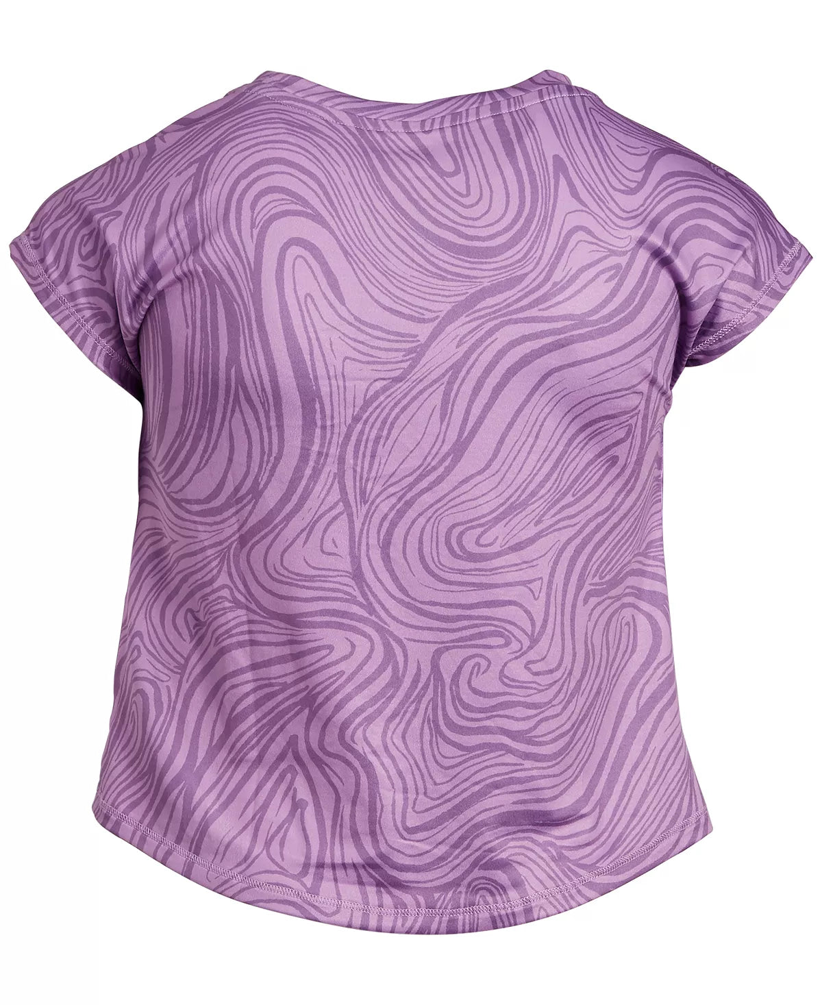 ID Ideology Girls Twist-Front Top  Color Violet Tulle Size M (10-12)