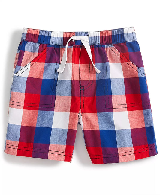 First Impressions Baby Boys Plaid Shorts  Color Flag Size 3-6 months