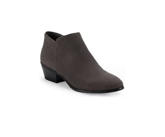 Style & Co. Wileyy Ankle Booties  Color Charcoal Micro