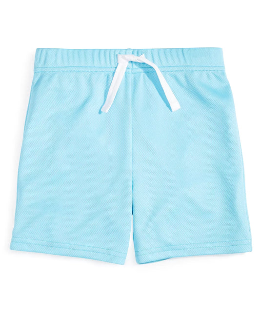 First Impressions Baby Boys Solid Mesh Shorts  Color Aquarius Size 18 months