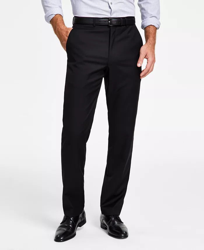 Lauren Ralph Lauren Men's Classic-Fit UltraFlex Stretch Pants  Color Black Solid W33xL32