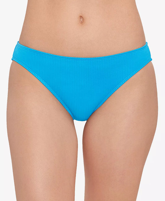 Salt Cove Juniors Ribbed Hipster Bikini Bottoms  Color Cerulean Size M