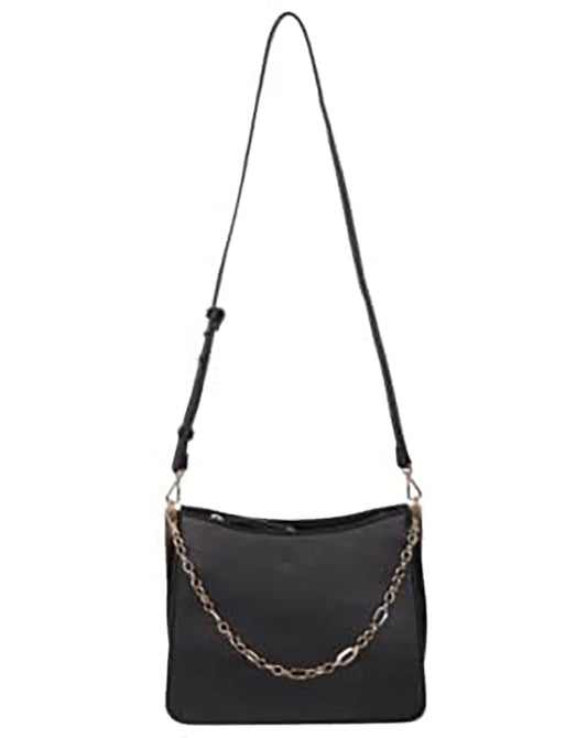 Alfani Chain Hobo  Color Black