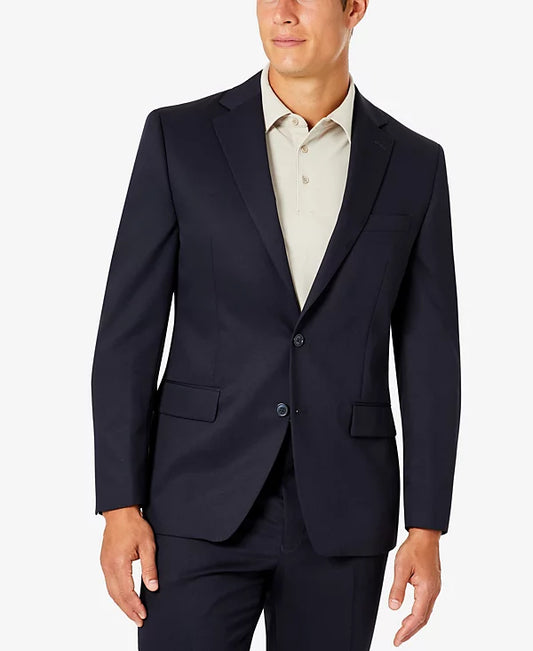 Van Heusen Men's Classic-Fit 2-Pc Suit  Color Navy Solid 46L x 39 Waist