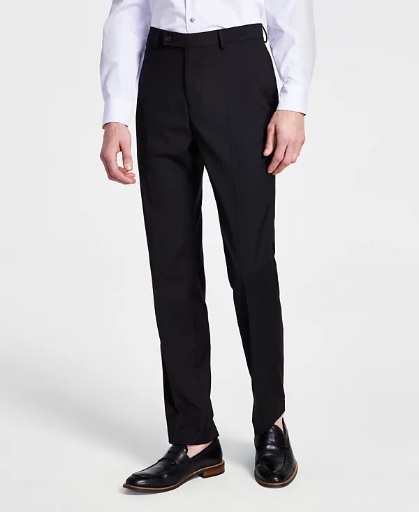 Calvin Klein Men's Slim-Fit Performance Dress Pants  Color Black W30xL30