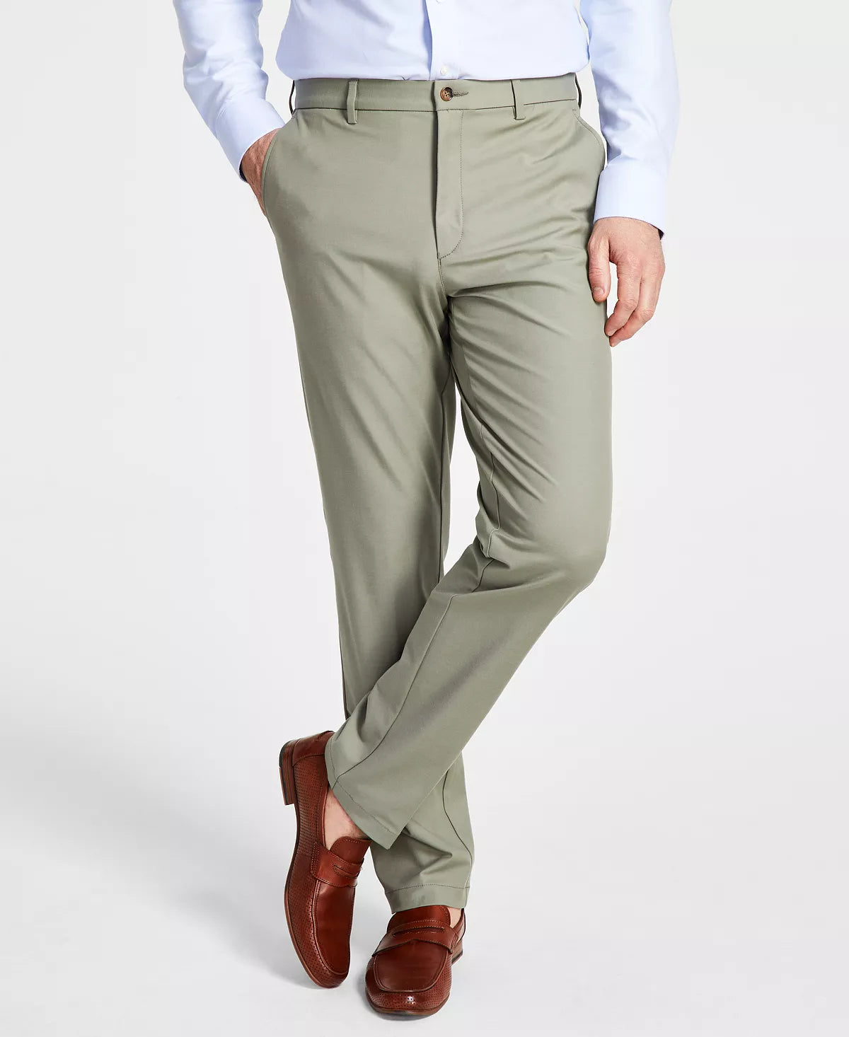 Lauren Ralph Lauren Men's Classic-Fit Stretch Performance Dress Pants  Color Green W32xL30