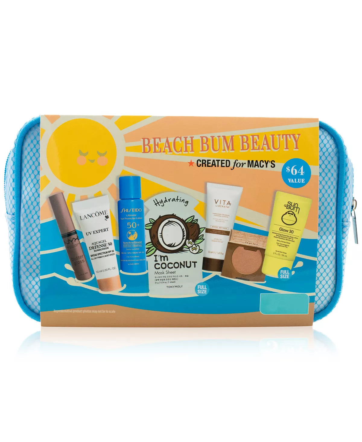 Beach Bum Beauty 8-Pc. Beach Bum Beauty Set  Color Blue