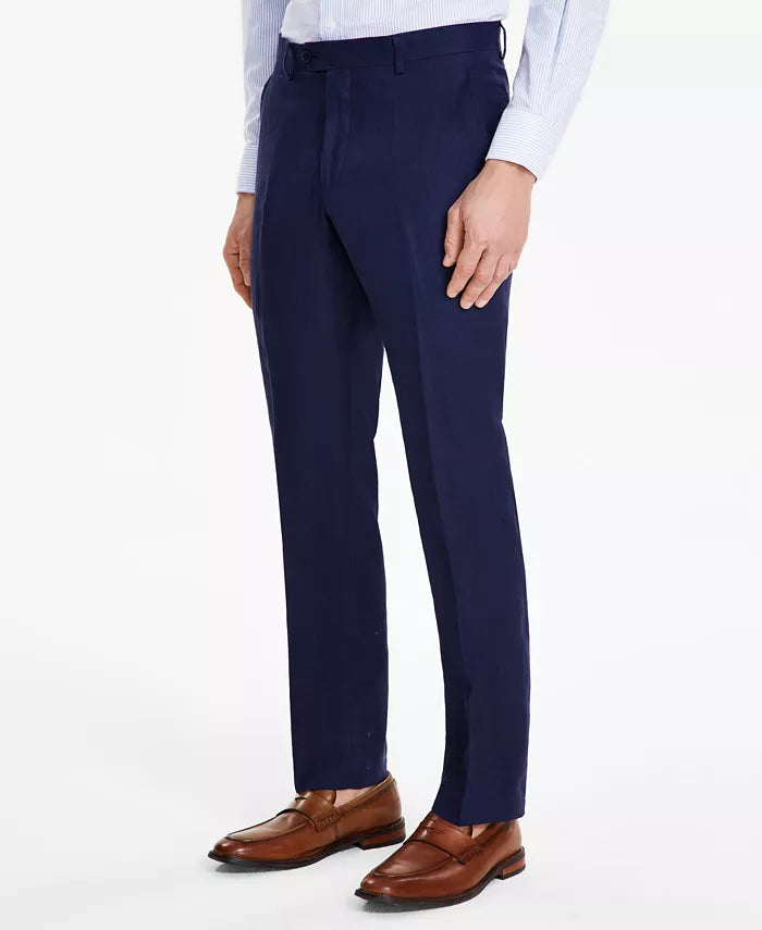 Tommy Hilfiger Men's Modern-Fit Linen Pants  Color Navy W31xL32