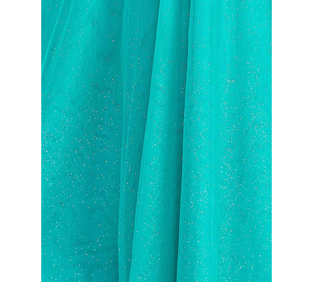 City Studios Juniors Jewel-Strap Glitter-Tulle Dress  Color Seafoam/Silver Size 13/14