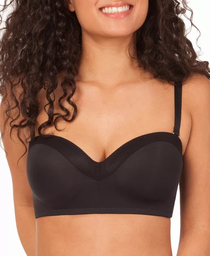 Lively Women's The No-Wire Strapless Bra  Color Jet Black Size 38D