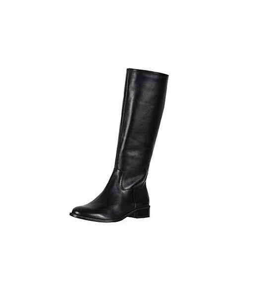 Walking Cradles Meadow Womens Wide Calf Boots  Color Black Leather Size 7M