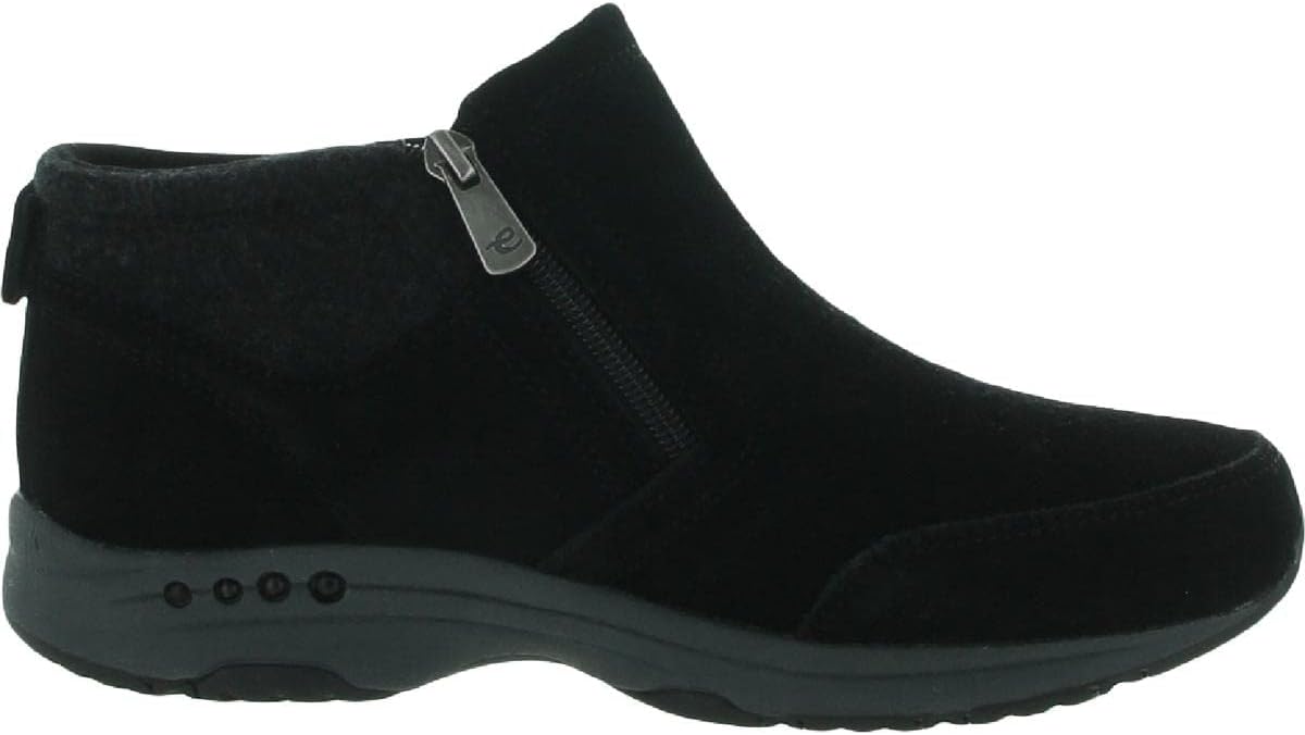 Easy Spirit Women's Tshuffle Booties  Color Black Suede Size 7M