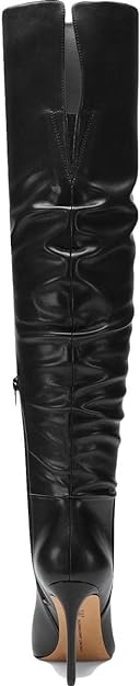 INC International Concepts Women's Iyonna Pointed Toe Stiletto Zip-Up Dress Boots  Color Black Smooth Size 5.5M