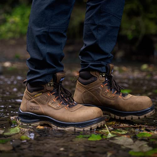 AdTec Men's Composite Toe Work Hiker Boots  Color Brown Size 13M