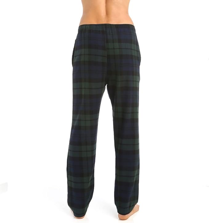 Polo Ralph Lauren Men's Plaid Flannel Pajama Pants  Color Blue/Green Size L