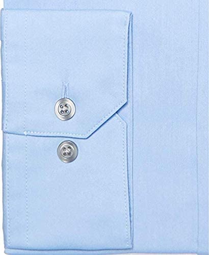 Alfani Men's AlfaTech Slim-Fit Performance Solid Dress Shirt  Color Light Blue Size 16/16.5 32/33