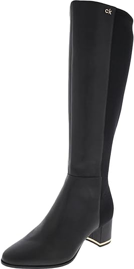 Calvin Klein Women's Freeda Knee High Boot Color Black Size 6.5M