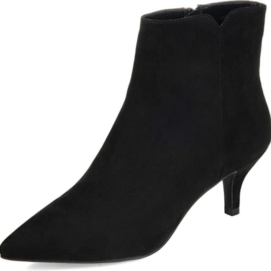 Journee Collection Women's Isobel Pointed Toe Booties  Color Black Size 8M