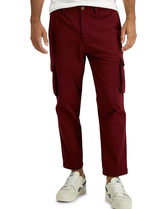 Club Room Men's Cargo Pants  Color Garnet Stone Size 2XL