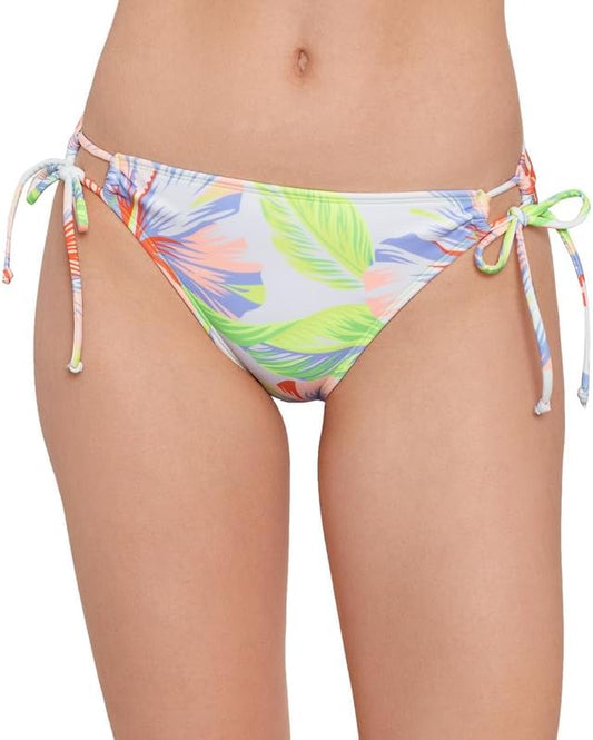 Salt Cove Juniors Hibiscus Garden Side-Tie Bikini Bottoms Color Hibiscus Garden Size M