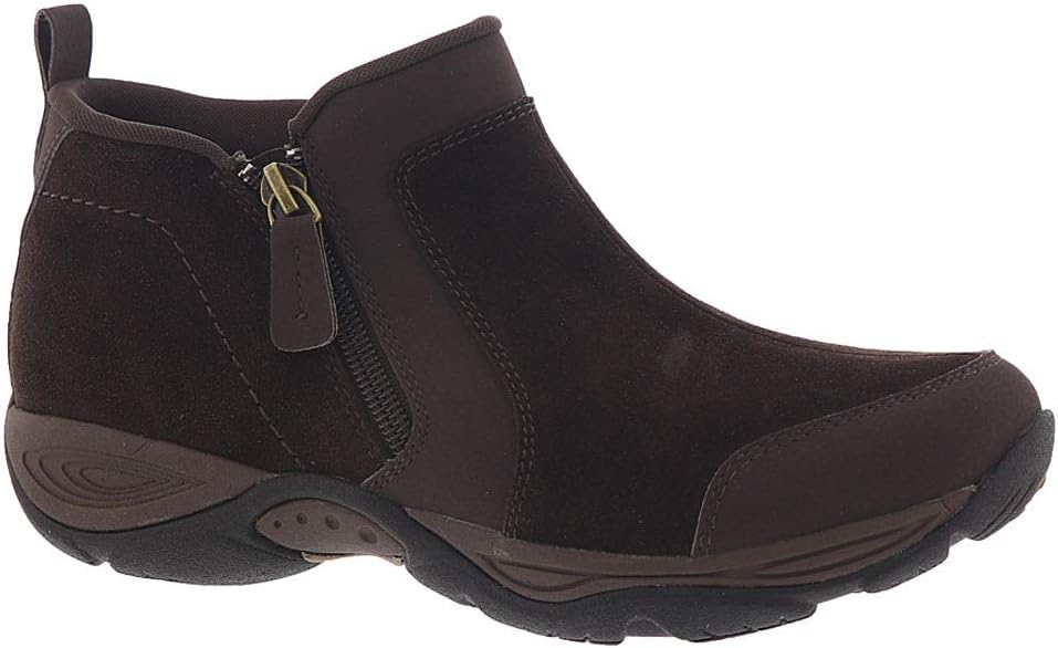 Easy Spirit Women's Evony Suede Ankle Booties  Color Brown Size 7.5M