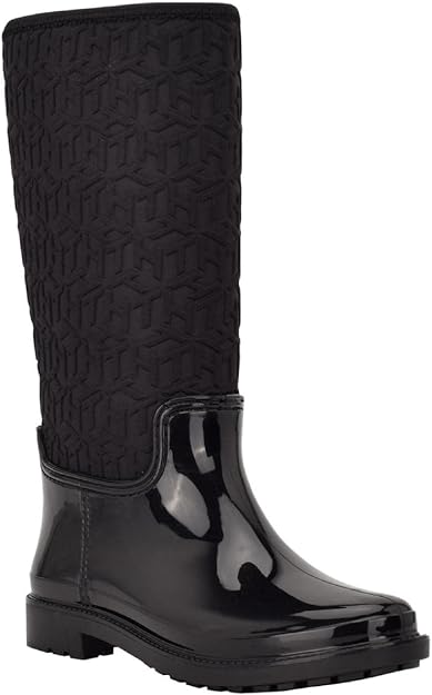 Tommy Hilfiger Women's Saray Rain Boots  Color Black Size 8M