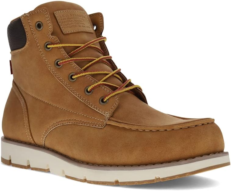 Levis Men's Dean Waxed Lace Up Casual Boot  Color Wheat Size 12M