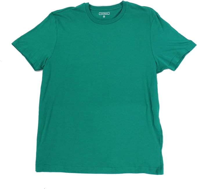 Club Room Men's Solid Crewneck T-Shirt  Color Marine Green Size M